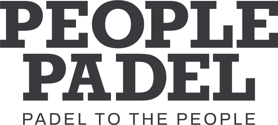 People Padel logo met tagline 'Padel to the People'